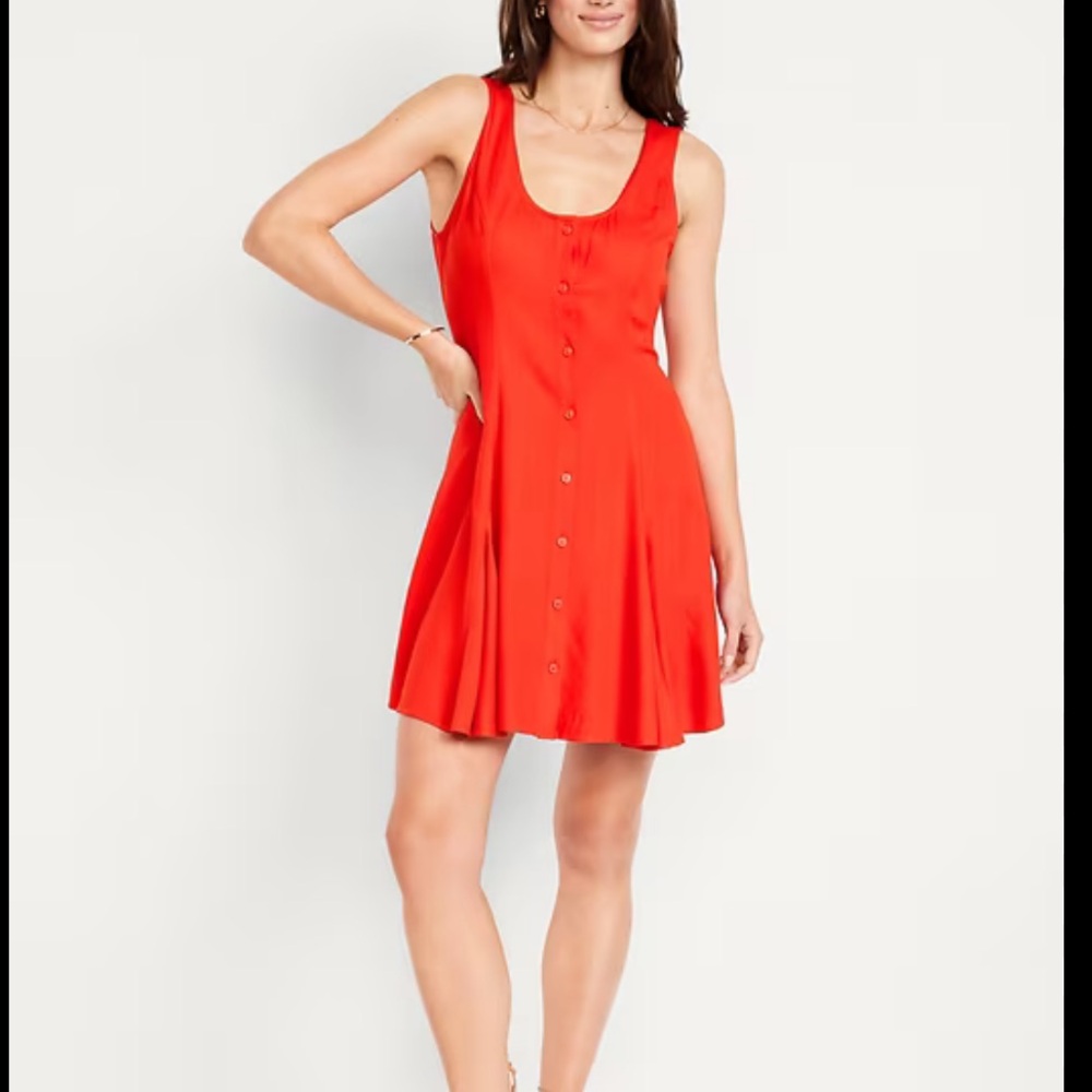 Old Navy Vibrant Red Mini Dress